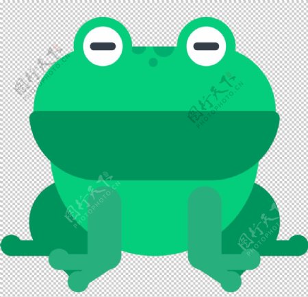 青蛙动物标志图形图标装饰素材