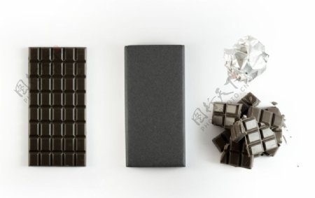 巧克力包装设计样机效果图