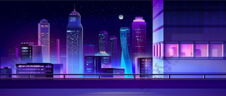 霓虹城市