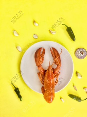 食物肉类高清摄影海鲜虾