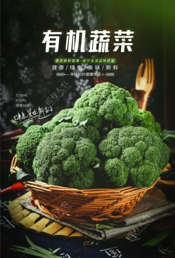 有机蔬菜海报