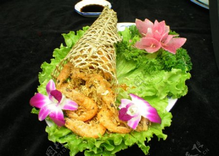 南国竹笼虾