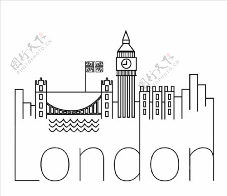 伦敦标志图片