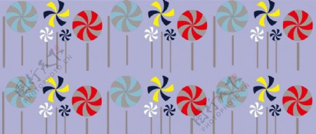紫底花瓣图