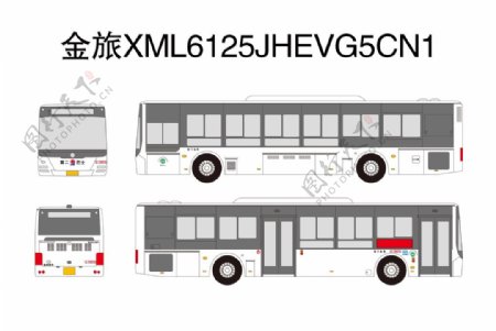 金旅XML6125JHEVG5