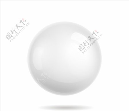 白色球体
