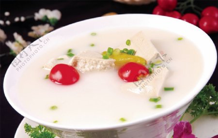 秘制浓汤豆腐图片