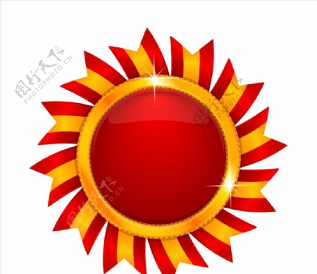 红太阳奖牌图片