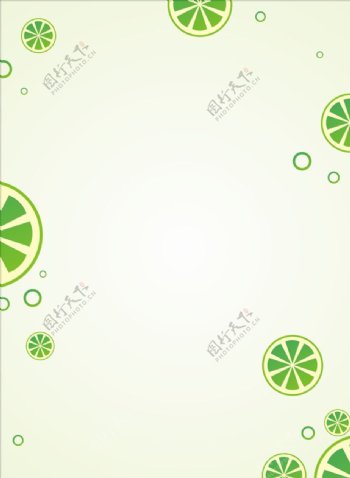 绿色水果生鲜广告背景图片
