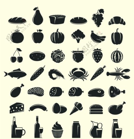 食物图标图片