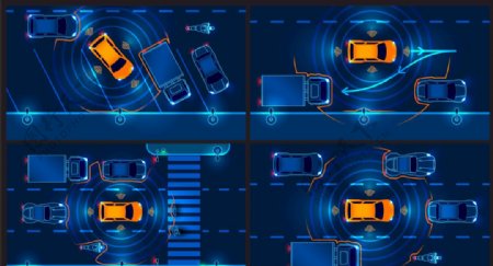 汽车交通智能防撞系统图片