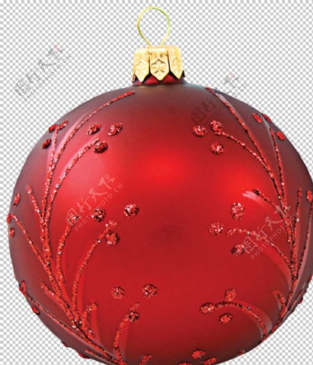 圣诞节彩球装饰图片
