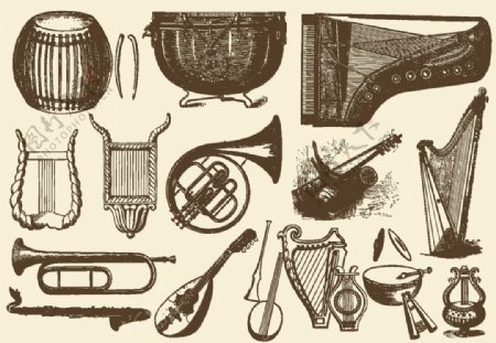 古代乐器图片