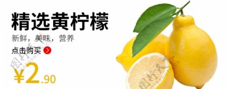 黄柠檬黄柠檬海报水果海报图片