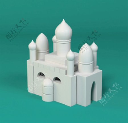 皇宫伊斯兰宫殿玩具模型图片