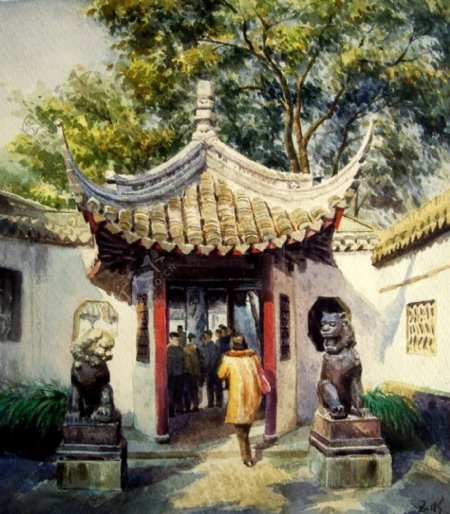 中式古典园林图片