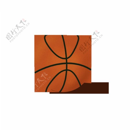 高清篮球透明背景免抠图图片