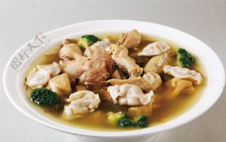 酸菜水饺鸡图片