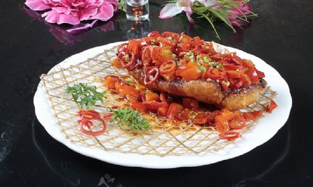 北京菜香煎辣子鱼图片