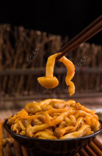 香菇美食食材背景海报素材图片