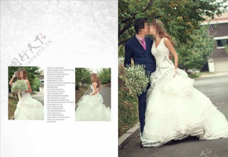 韩国风影楼婚相册模板之在一起图片