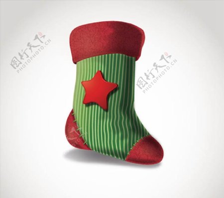 圣诞节的袜子图片