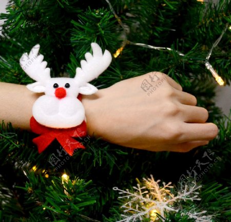 手环饰品圣诞麋鹿图片