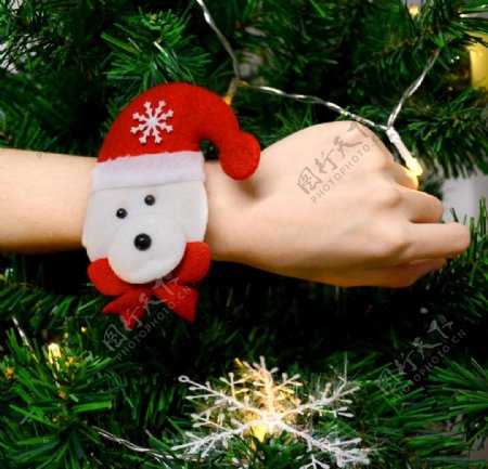 手环饰品圣诞老人图片