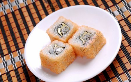 日韩料理桂花卷图片