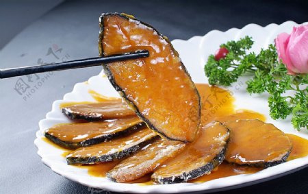 川菜橙香鳕鱼排图片