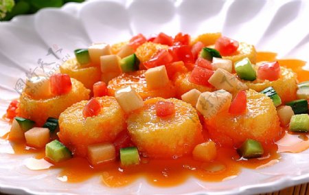 川菜果汁布丁豆腐图片