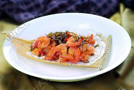 海茶香虾图片